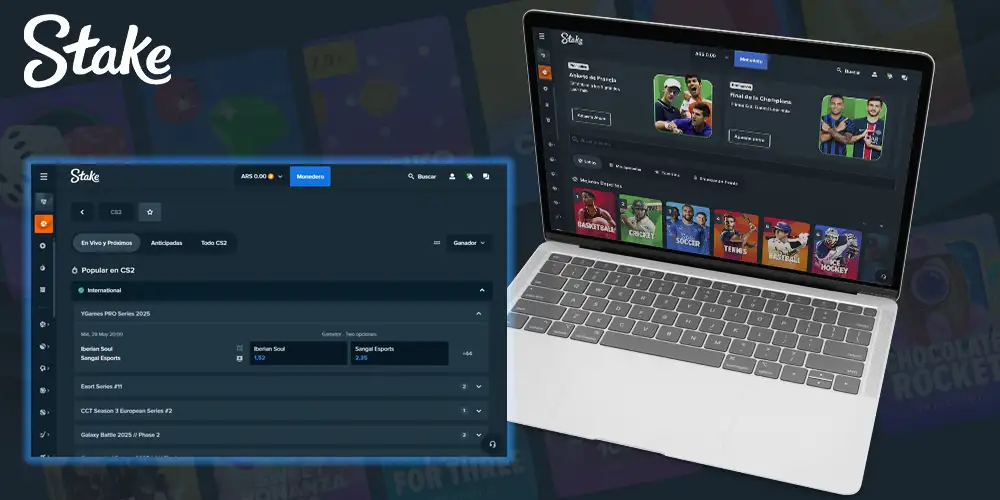 eSports en Stake Casino