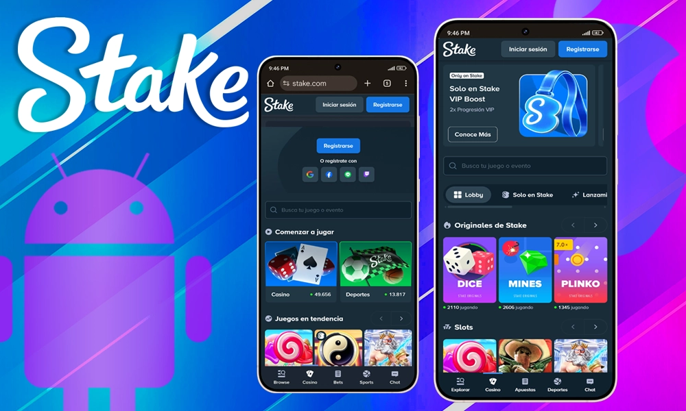 Stake App – Móvil para Jugadores